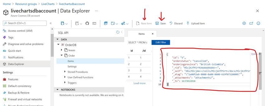 Live Charts Using Azure Cosmos DB, Azure Functions, SignalR And WPF